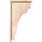 Ekena Millwork Pescadero Smooth Corbel w/Backplate, Douglas Fir, 7 1/2"W x 14"D x 26"H COR08X14X26PEC01SDF - alternate 3